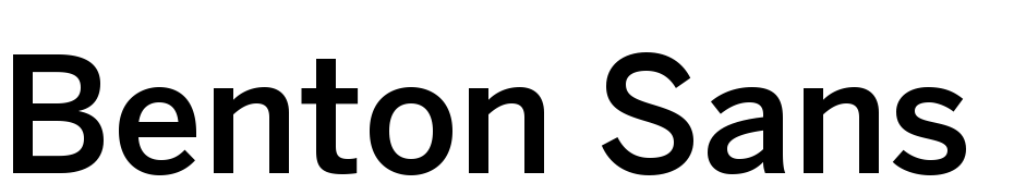 Benton Sans Medium Yazı tipi ücretsiz indir